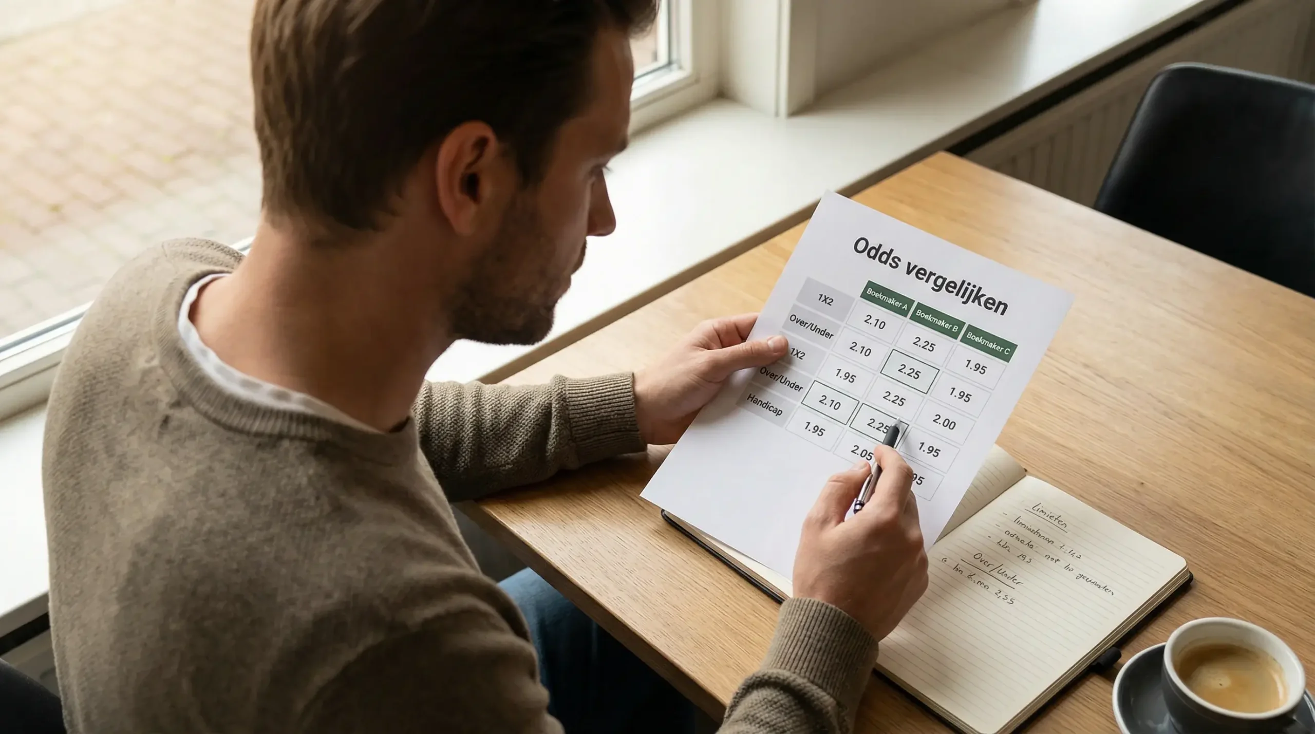 Eredivisie odds vergelijken: quoteringen van Nederlandse bookmakers naast elkaar